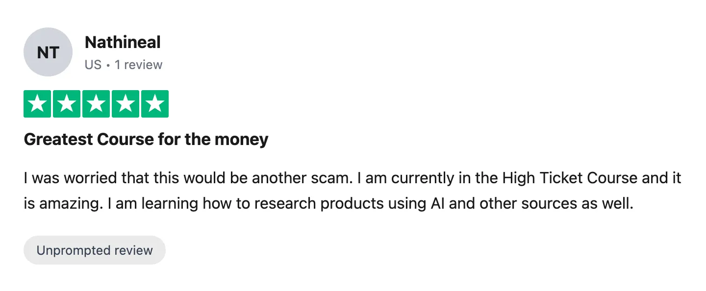 Trustpilot review — Nathineal (#30)